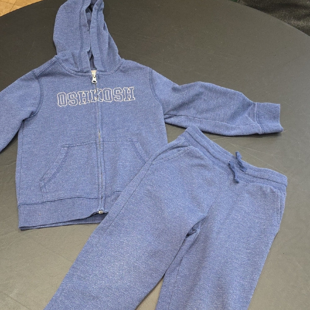OshKosh B'gosh Kids Blue Sweatpants & Hoodie Set